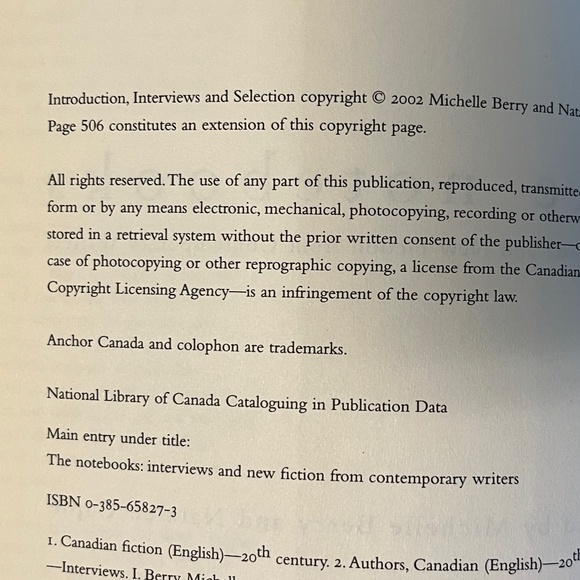 The Notebooks, Interviews & New Fiction, paperback - Picture 8 of 15